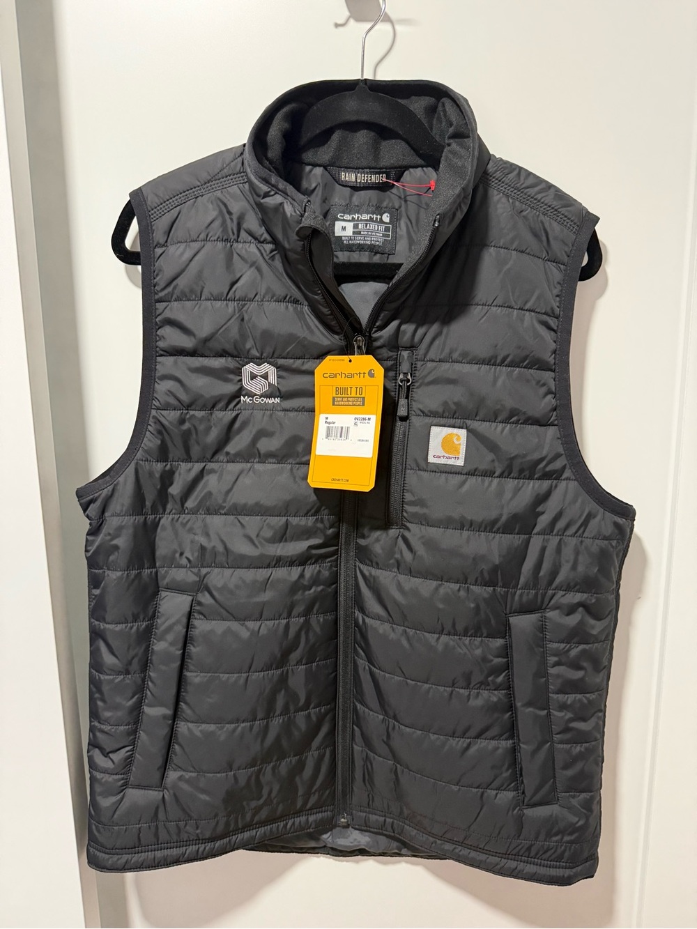 Carhartt Rain Defender Quilted Grey Insulated Vest